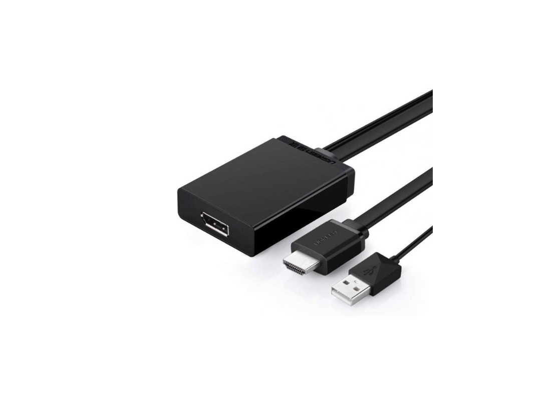 محول صوت من USB إلى 3.5 ملم (ميكروفون + سماعة رأس) من uGreen CM383-80864 محول صوت من USB إلى 3.5 ملم (ميكروفون + سماعة رأس) من uGreen CM383-80864
